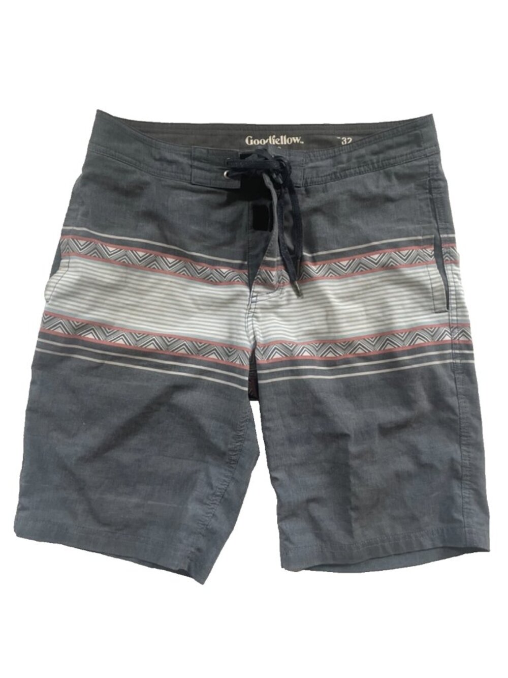 Goodfellow & Co Swim Trunks Shorts Men Size 32 Slate Blue 8% Spandex